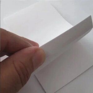 MEMO PADS (5) FIVE Note Pads ( five , 3" x 5", White, Unruled, 100 Sheets